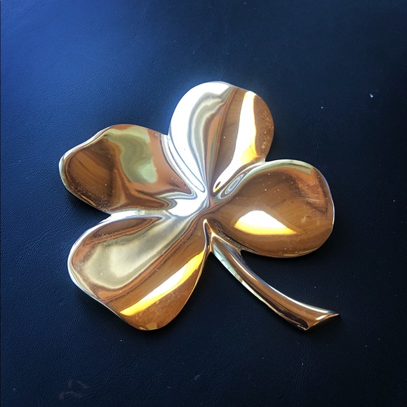 Other - Vintage (1984) Gerity brass four leaf clover